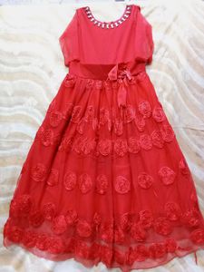 Red Girls Dress✨🤍✨So Preety 🥹