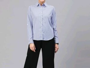 Striped Blue & White Shirt