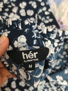 Navy Blue Formal Top Her By Invictus