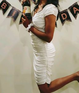 White Satin Dress🪞✨