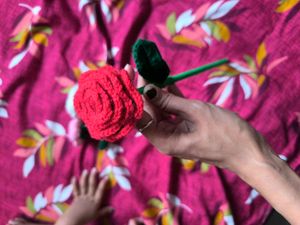 Crochet Rose Bouquet