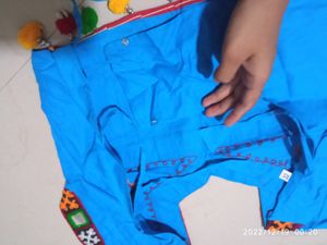 (WEEKEND OFFER) 🥳Blue Traditional Kutchi Chanya Choli
