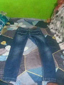 Dark Blue Denim Jeans