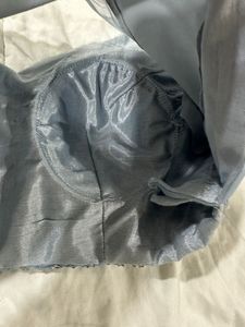 Blue Ruffle Lehenga with Embellished Top