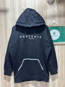 Descente Black Long Sleeves Hoodie