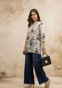 Stylish Printed Kurti Top