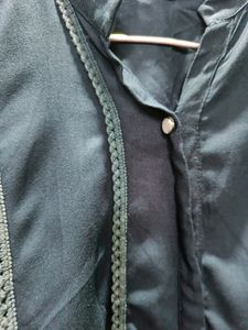 Teal Green Dress with Embellishments