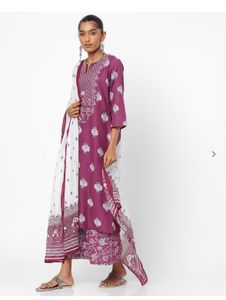 Purple Elegant Kurta Set