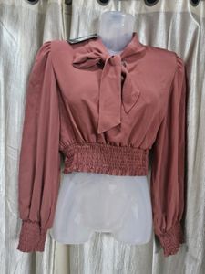rust crop top