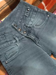 High Waisted Denim Jeans