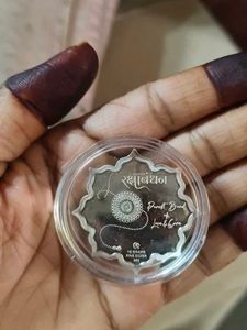 Silver Coin With Raksha Bandhan Gift Box
