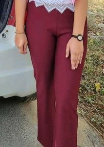 Camel Shade Trousers For Party And Formal Occasion