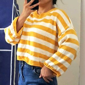 Striped Yellow Sweater