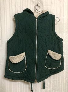 Green Sleeveless Jacket