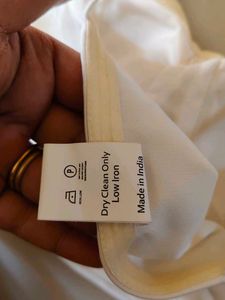 White Crop Top with Tie Detail