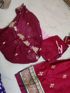 Elegant Maroon Kurta Set