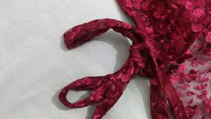 Sexy Maroon Red Throw On