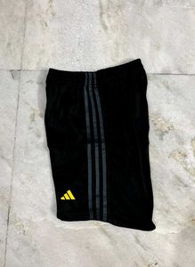 ADIDAS REAL MADRID BLACK 3 STRIPES SHORTS