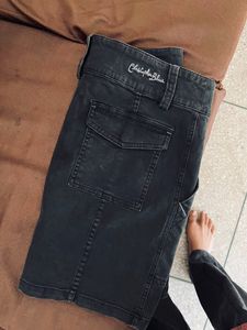 Waist32-36 Like New Denim Skirt From Christopher B