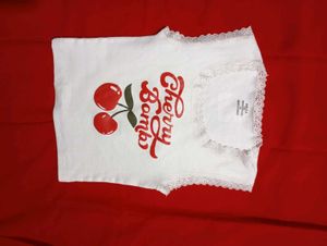 Cherry Bomb Lace Trim Tank