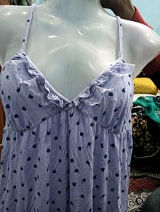 Cute Blue Polka 🔥Dress38,40