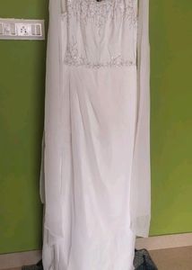 Amazing Off White Long Gown/New With Tag
