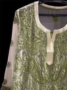 Pure Chikankari Kurti