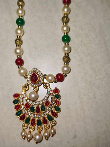 Pearl and Stone Necklace