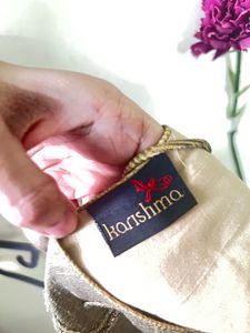Blue Gold Embroidery Blouse