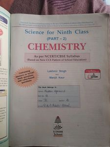 Class 9 S. Chand Chemistry Book