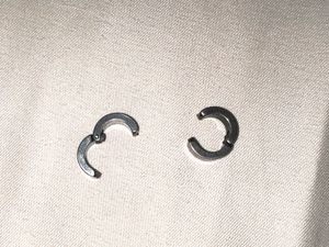 Silver Hoop Earrings - Pack of 2