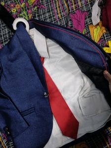 3 Peic With Tie Baby Suit