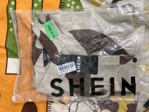 Shein Abstract Print Women's Shirt