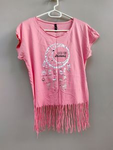 Pink Dreamcatcher Tassel T-Shirt
