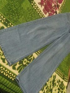 Wide Leg Denim Jeans