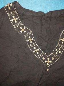 Hand Embroiderd Short Top