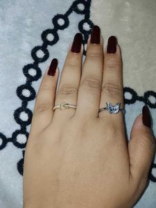 Butterfly & Knot Rings