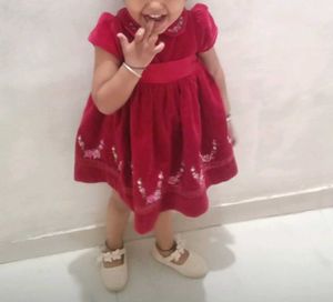 Red Velvet Children's Place Dress