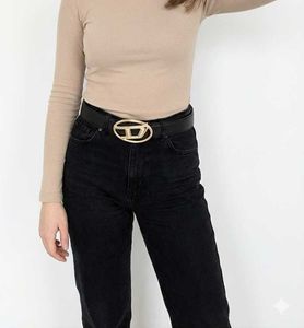 Diesel Black Leather Belt