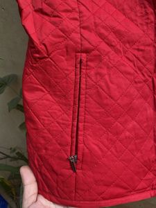 Red Quilted Vest