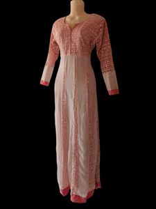 Pink Anarkali Kurta For Women