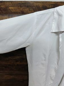 ❗ CLEARANCE ❗ White 3/4 Sleeve Button Down Shirt