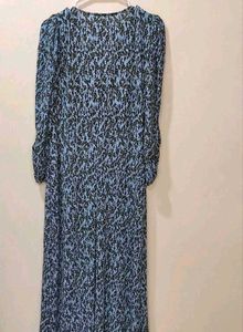 Mango Floral Print Midi Dress