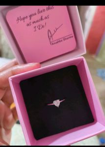 Giva Silver 925 Heart Zircon Ring