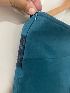 Western Skirt Turquoise