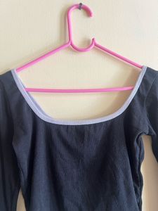 Black Long Sleeve Top
