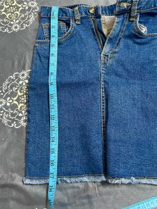 Denim Mini Skirt