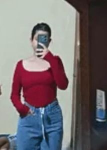 Savana burgundy Long Sleeve Top