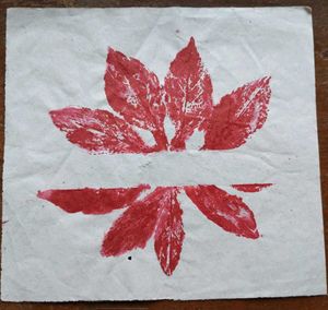 Leaf Art Customized Greeting