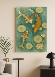 Vastu printed paintings on canvas